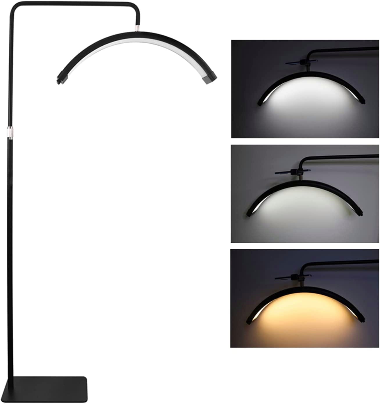 HD-M6X Floor LED Video Light Half-Moon Shaped Fill Light 3000K-6000K Dimmable